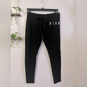 Victoria’s Secret PINK, black lounge pants, Size S